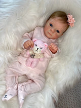 Muñeca Reborn Realista Emilía niña 49cm y 1.700kg